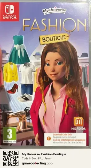 My Universe: Fashion Boutique Nintendo Switch, PAL box front