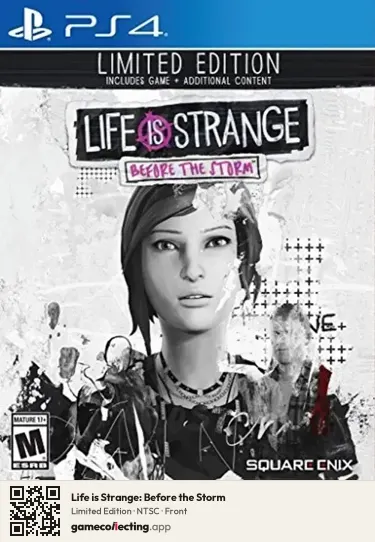 Life is Strange: Before the Storm PlayStation 4, NTSC box front