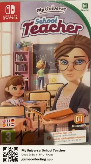 My Universe: School Teacher Nintendo Switch, PAL box front