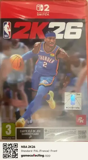 NBA 2K26 Nintendo Switch 2, France box front