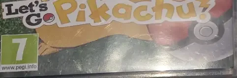 Pokémon: Let's Go, Pikachu!, the PEGI square on its front