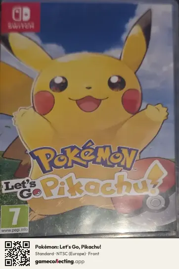 Pokémon: Let's Go, Pikachu! Nintendo Switch, Europe box front