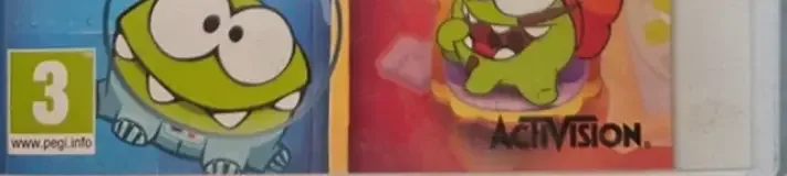 Cut the Rope: Triple Treat, the PEGI square on its front