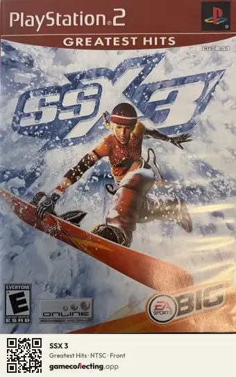 SSX 3 PlayStation 2, NTSC box front