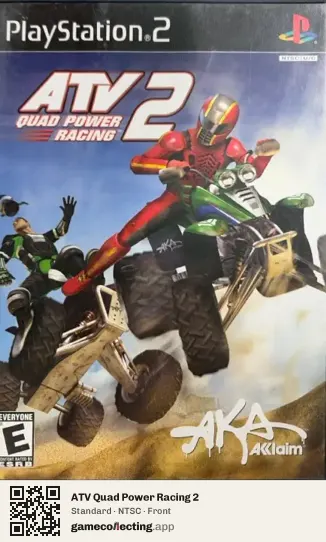 ATV Quad Power Racing 2 PlayStation 2, NTSC box front
