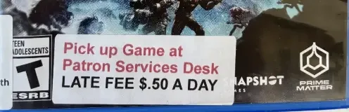 Phoenix Point, the ESRB box on its front