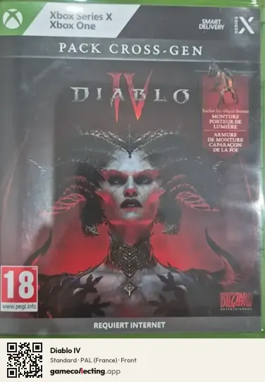 Diablo IV Xbox Series X, France box front
