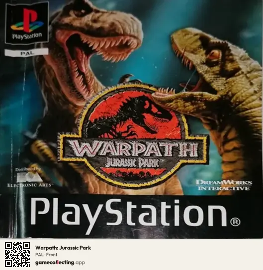 Warpath: Jurassic Park PlayStation, PAL box front