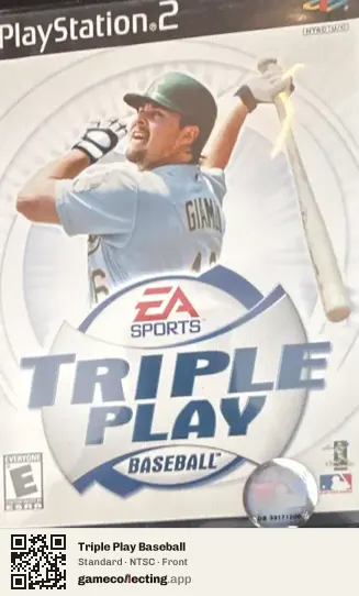 Triple Play Baseball PlayStation 2, NTSC box front