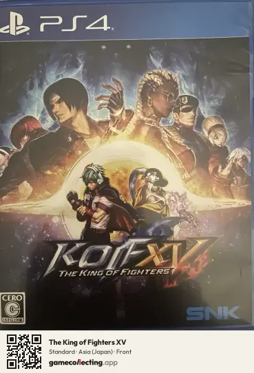 The King of Fighters XV PlayStation 4, Japan box front