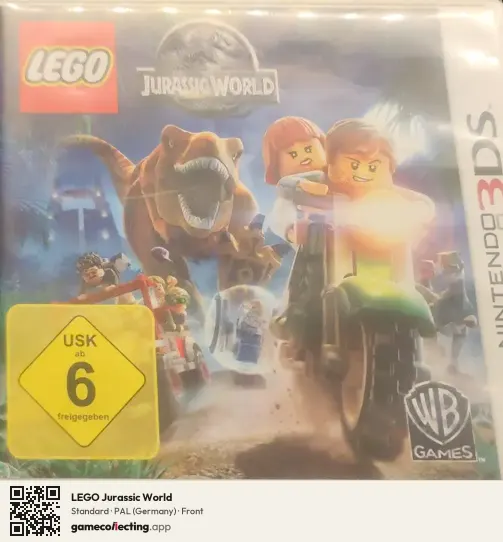 LEGO Jurassic World Nintendo 3DS, Germany box front