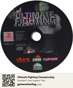 Ultimate Fighting Championship PlayStation, Asia disc