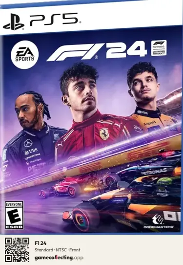 F1 24 PlayStation 5, NTSC box front