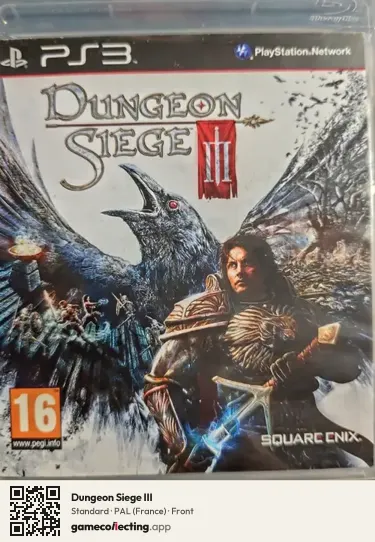 Dungeon Siege III PlayStation 3, France box front