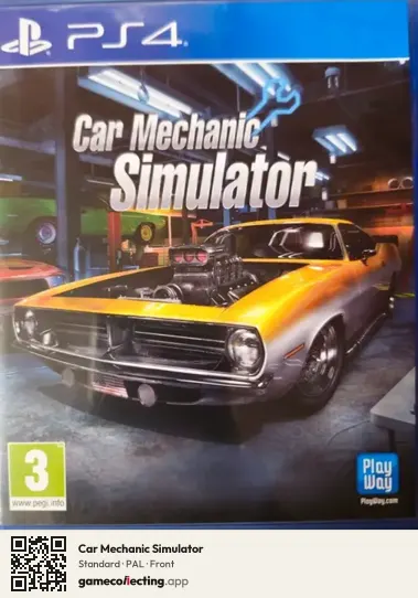 Car Mechanic Simulator PlayStation 4, PAL box front
