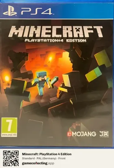 Minecraft: PlayStation 4 Edition PlayStation 4, Germany box front