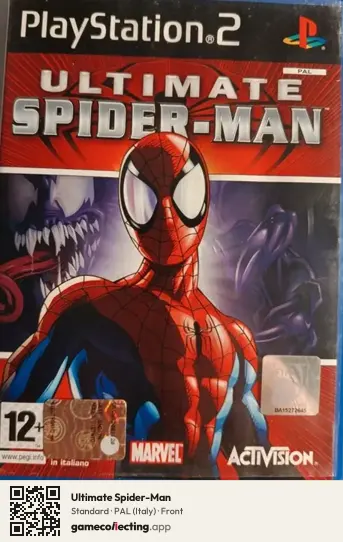 Ultimate Spider-Man PlayStation 2, Italy box front