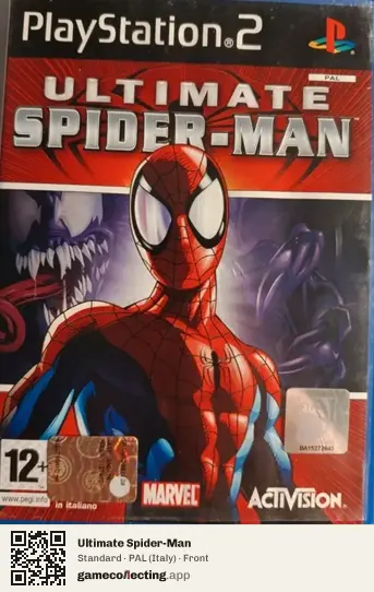 Ultimate Spider-Man PlayStation 2, Italy box front