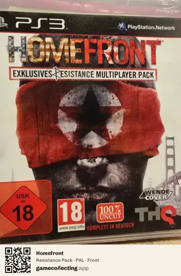 Homefront PlayStation 3, PAL box front