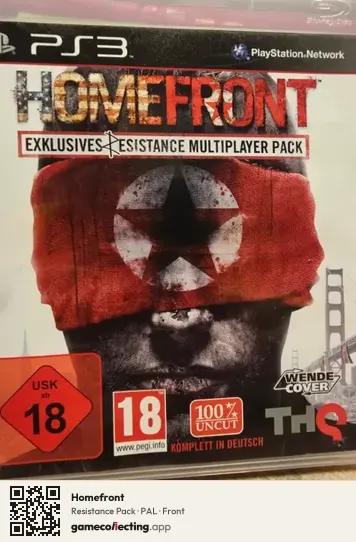 Homefront PlayStation 3, PAL box front