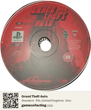 Grand Theft Auto PlayStation, PAL disc