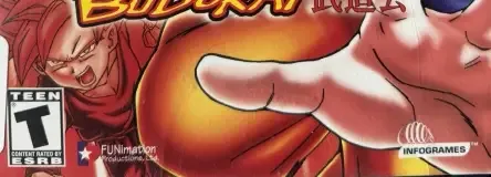 Dragon Ball Z: Budokai, the ESRB box on its front