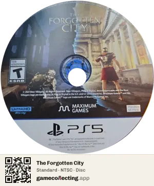 The Forgotten City PlayStation 5, NTSC disc