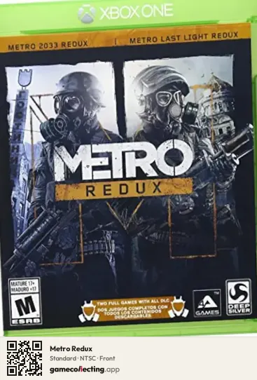 Metro Redux Xbox One, NTSC box front