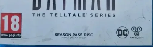 Batman: The Telltale Series, the PEGI square on its front