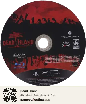 Dead Island PlayStation 3, Asia disc