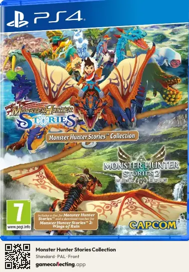 Monster Hunter Stories Collection PlayStation 4, PAL box front