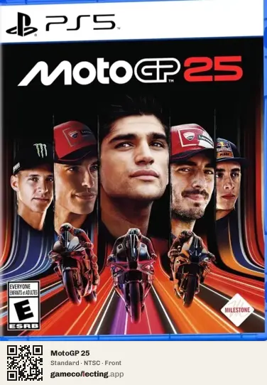 MotoGP 25 PlayStation 5, NTSC box front
