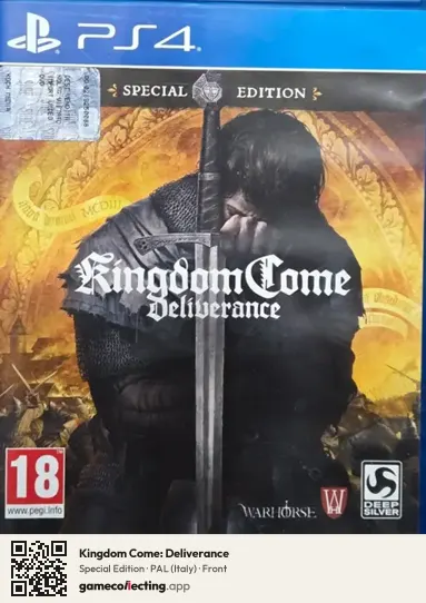 Kingdom Come: Deliverance PlayStation 4, Italy box front