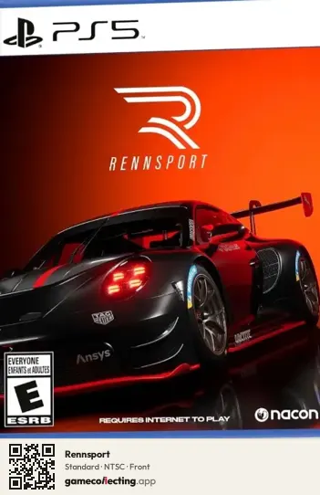 Rennsport PlayStation 5, NTSC box front