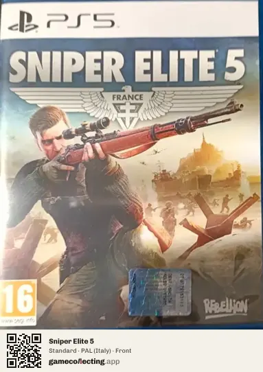 Sniper Elite 5 PlayStation 5, Italy box front