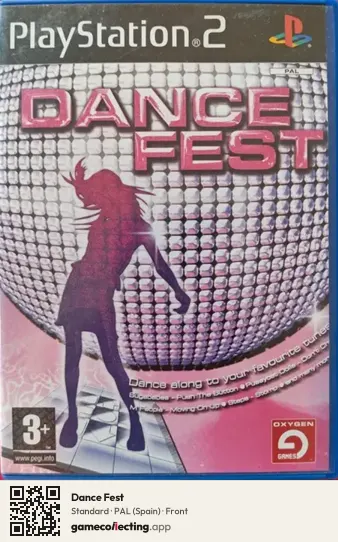 Dance Fest PlayStation 2, Spain box front