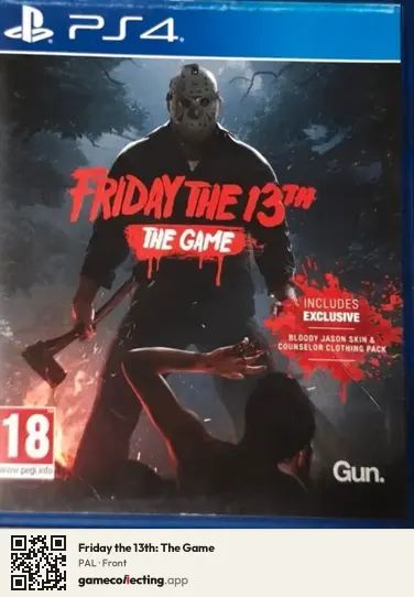 Friday the 13th: The Game PlayStation 4, PAL box front