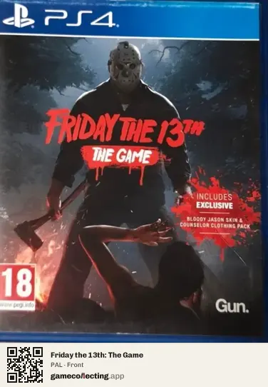 Friday the 13th: The Game PlayStation 4, PAL box front