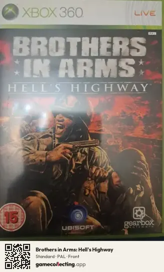 Brothers in Arms: Hell's Highway Xbox 360, PAL box front