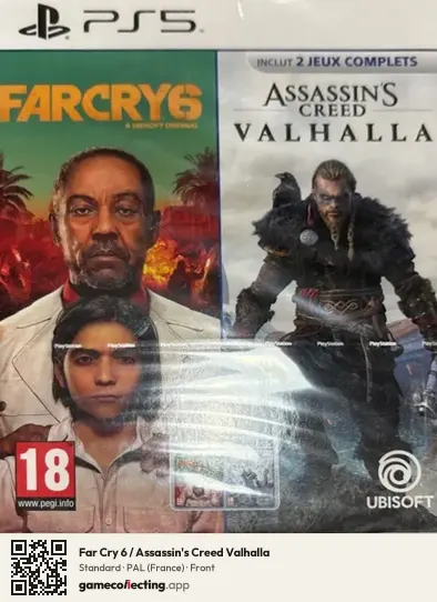 Far Cry 6 / Assassin's Creed Valhalla PlayStation 5, France box front