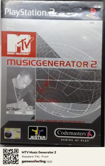 MTV Music Generator 2 PlayStation 2, PAL box front