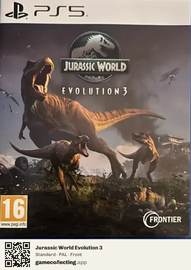 Jurassic World Evolution 3 PlayStation 5, PAL box front