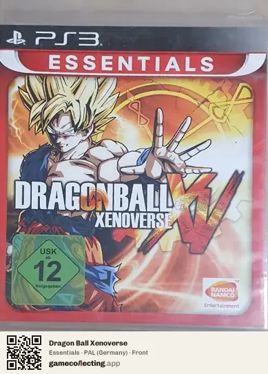 Dragon Ball Xenoverse PlayStation 3, Germany box front