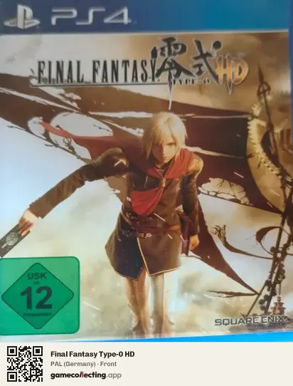 Final Fantasy Type-0 HD PlayStation 4, Germany box front