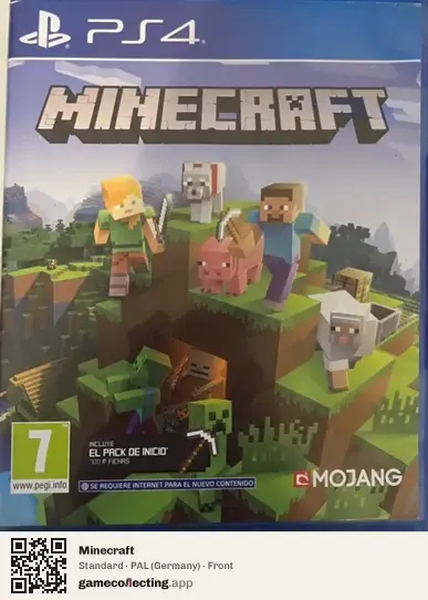 Minecraft PlayStation 4, Germany box front