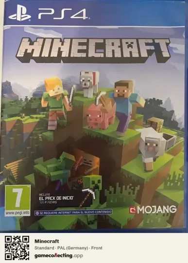 Minecraft PlayStation 4, Germany box front