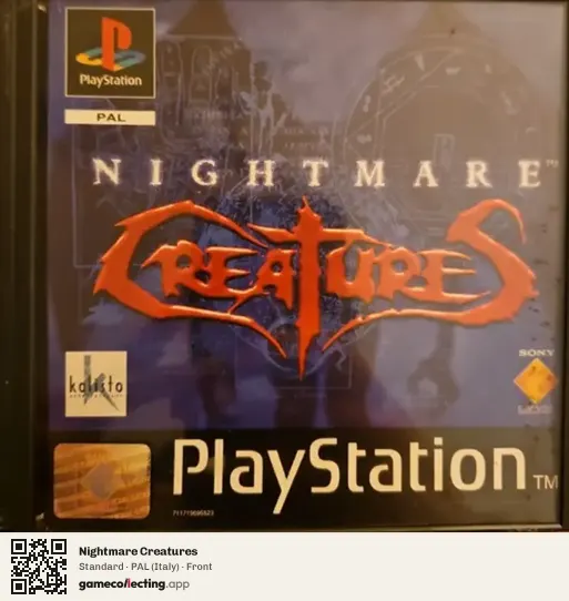 Nightmare Creatures PlayStation, Italy box front
