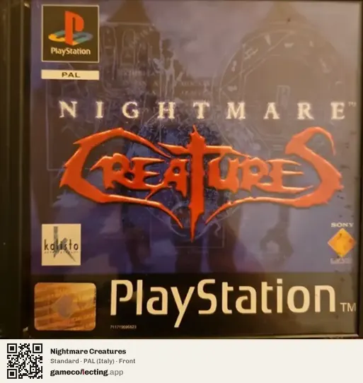 Nightmare Creatures PlayStation, Italy box front