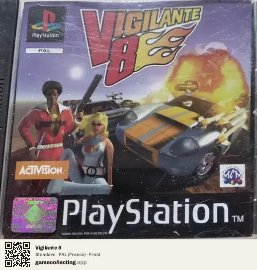 Vigilante 8 PlayStation, France box front