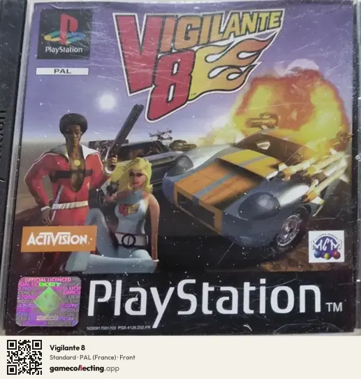 Vigilante 8 PlayStation, France box front
